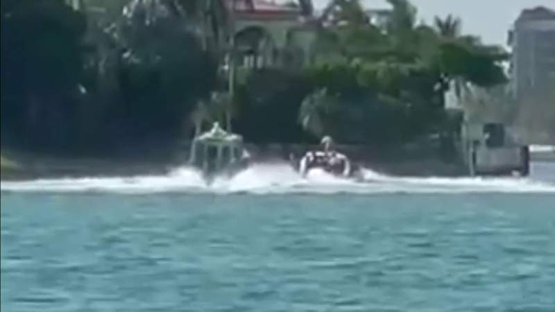 Video shows marine patrol officers’ pursuit of ‘El Inmortal’ boat before 2 men got away