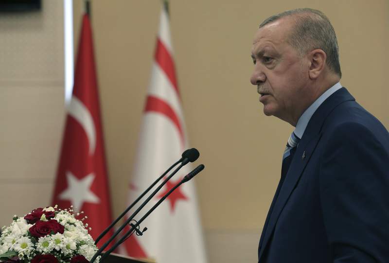 Turkish president: Two-state deal only way for Cyprus peace