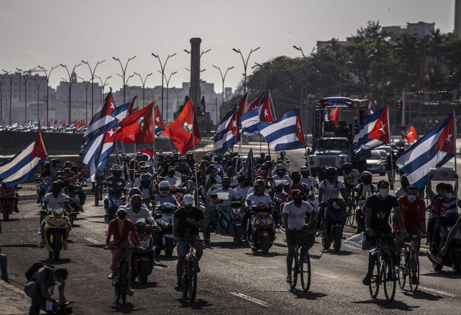 Cuba participa de manifestaciones contra sanciones de EE.UU