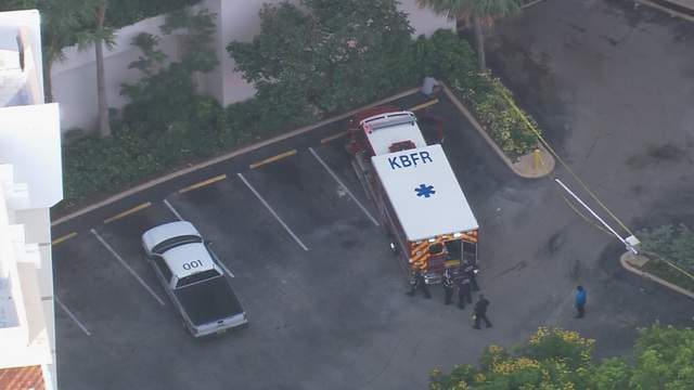 Woman falls from balcony at Key Biscayne apartment building