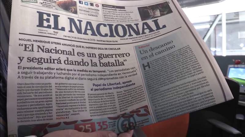 Venezuelan government seizes headquarters of independent newspaper founded in 1943