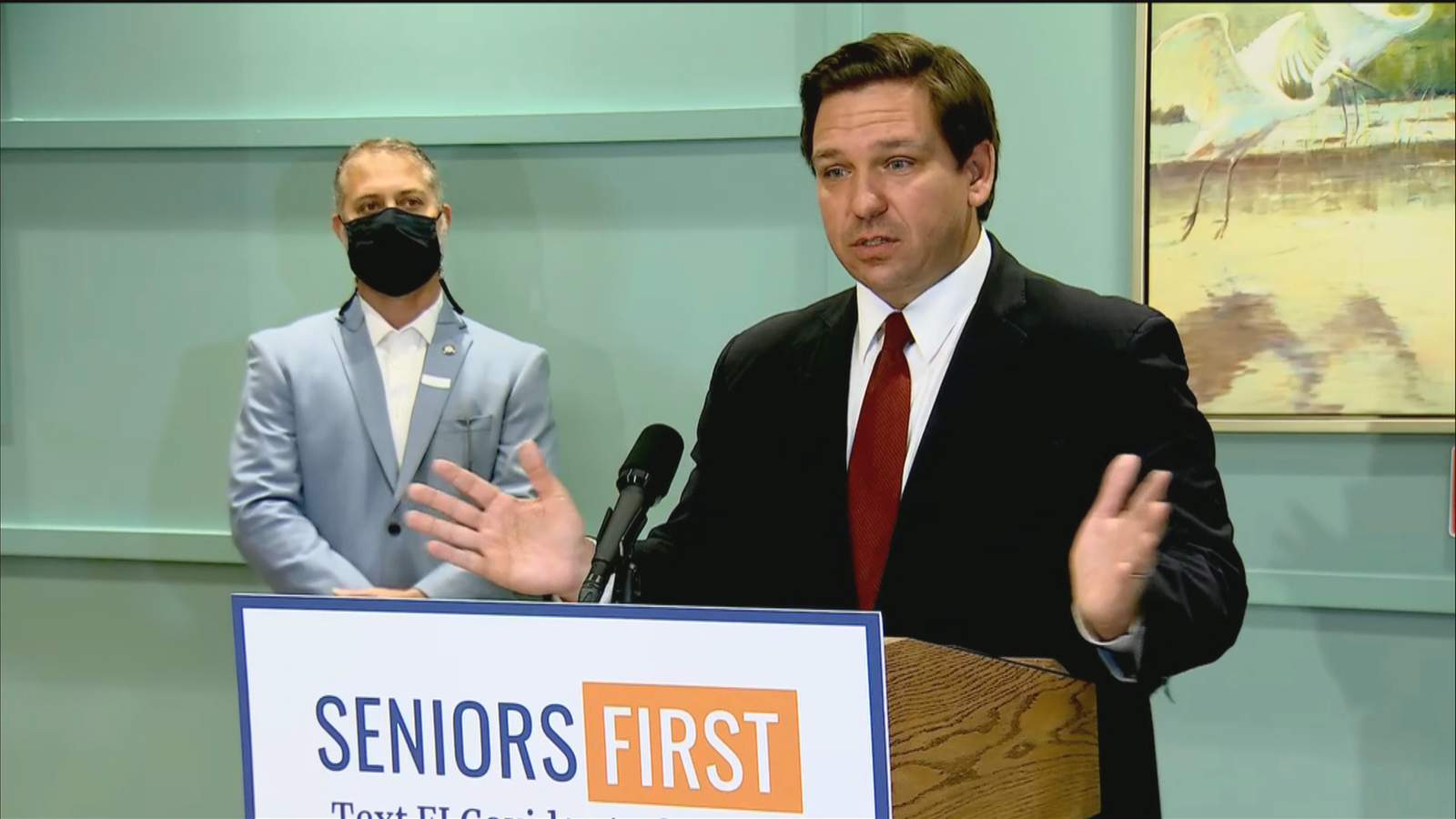 WATCH: Gov. Ron DeSantis holds news conference in The Villages