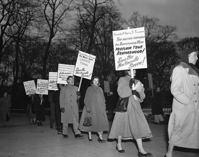 Black men executed in 1951 rape granted posthumous pardons