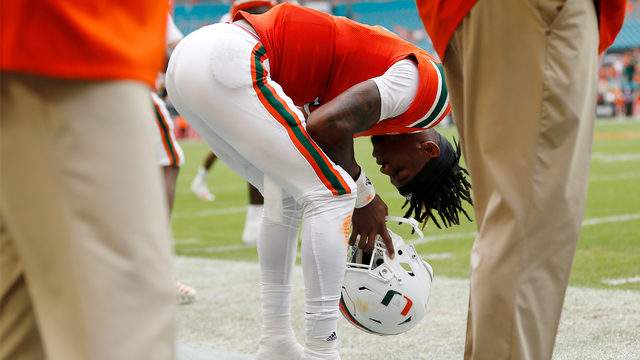 Hurricanes Miss 3 Short Field Goals Lose To Georgia Tech In Overtime