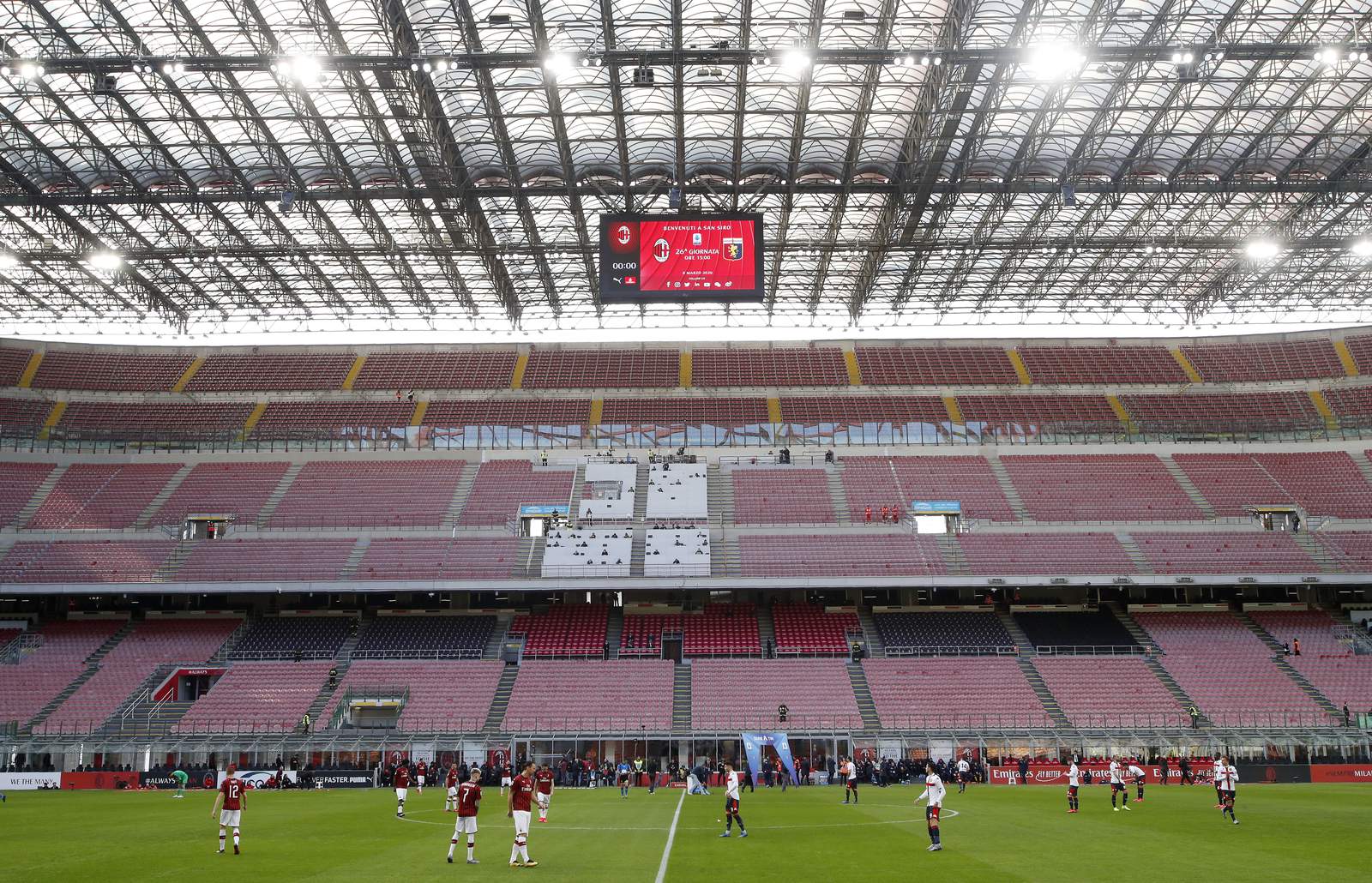 Sporting events in Italy to be halted because of virus