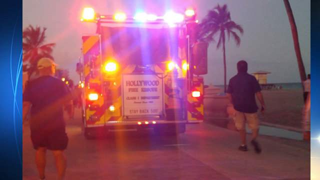 Rescue responds to report of swimmer vanishing off Hollywood Beach