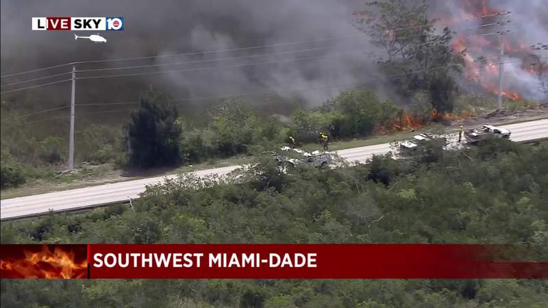 Incendio provoca cierre de Card Sound Road en Miami-Dade
