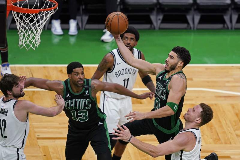 Tatum's 50 points carry Celtics over Nets 125-119