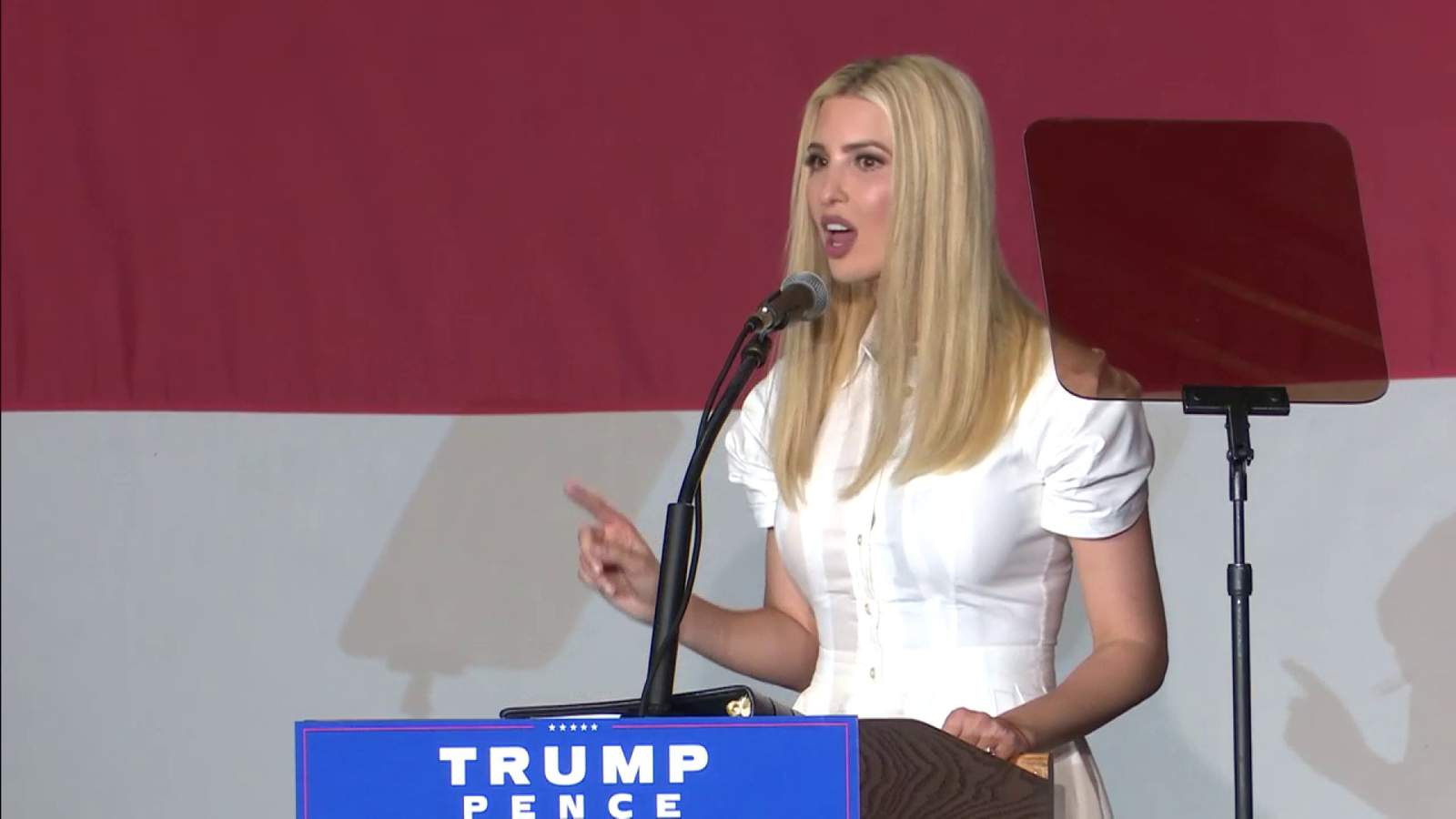 Ivanka Trump makes campaign stop for her father at Downtown Miami MAGA rally
