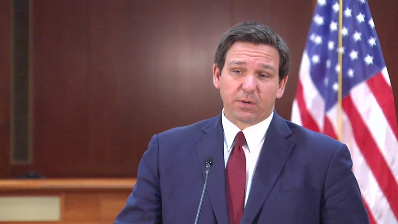 Gov. Ron DeSantis holds news conference in Port Charlotte