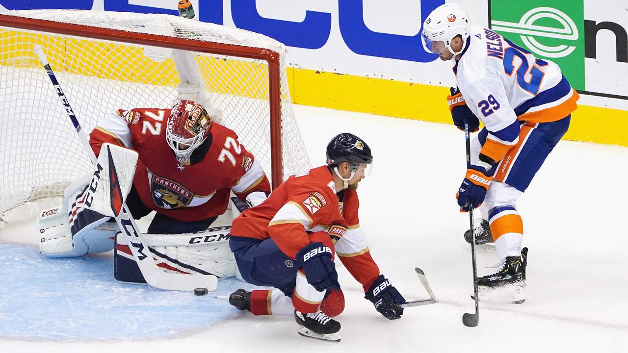 Islanders eliminate Panthers with 5-1 win in Game 4