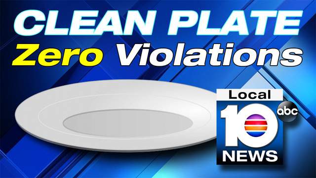 Clean Plate: Broward restaurants with zero violations in September