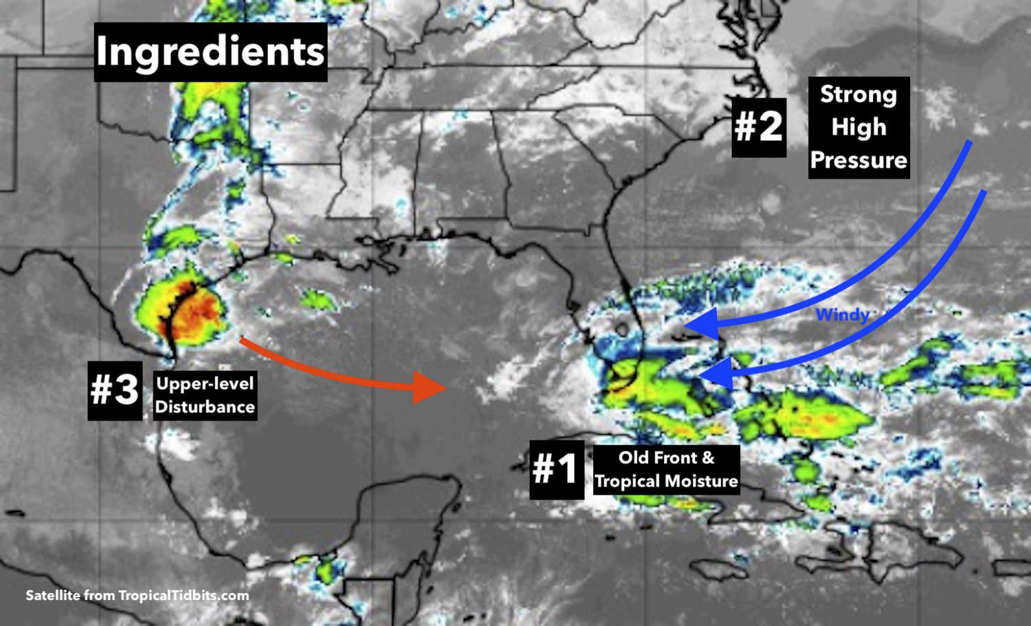 Nasty weather over South Florida on track; Should we stretch Hurricane Season?