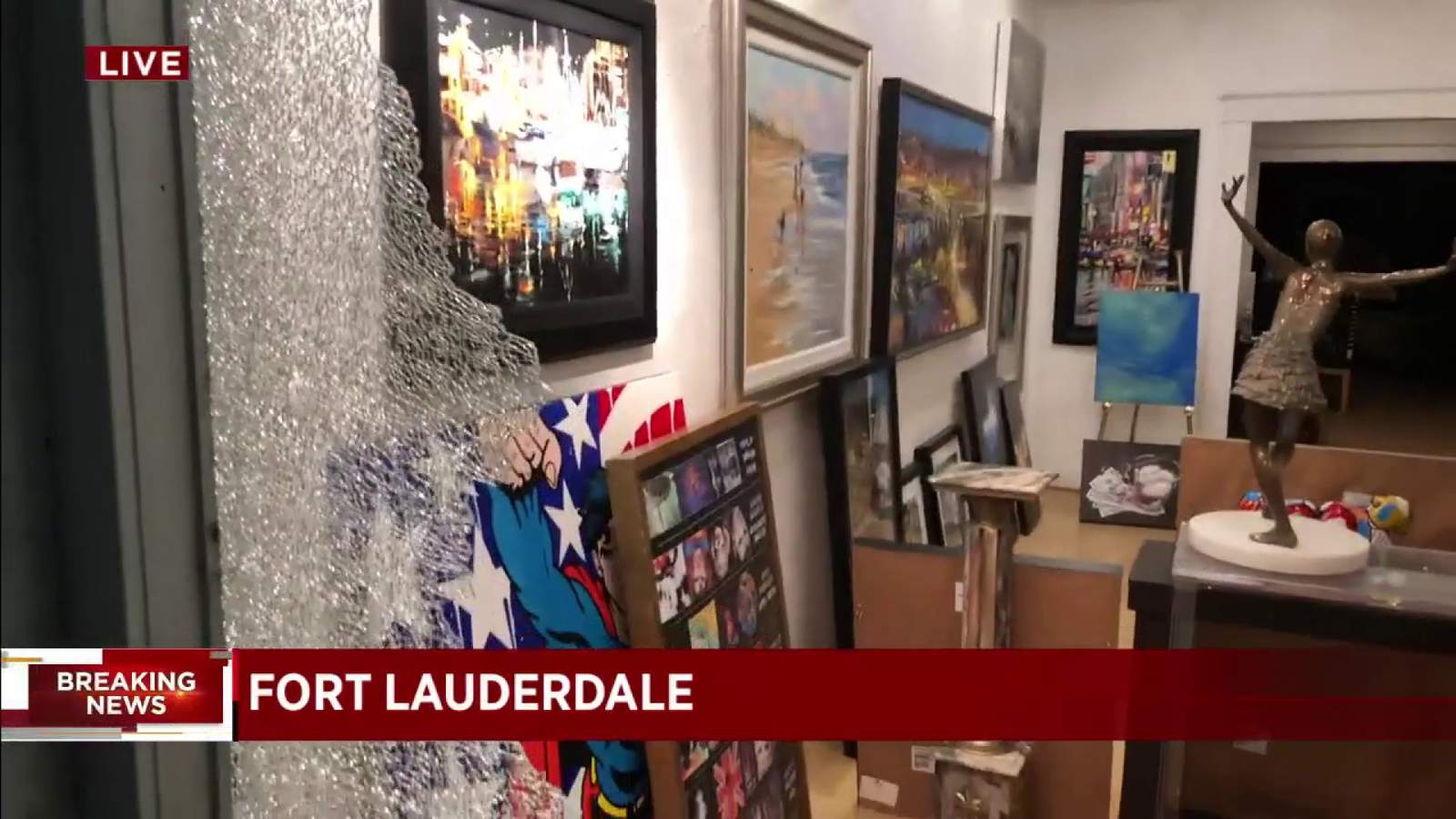 Vandals heavily damage 9 Fort Lauderdale businesses after protest