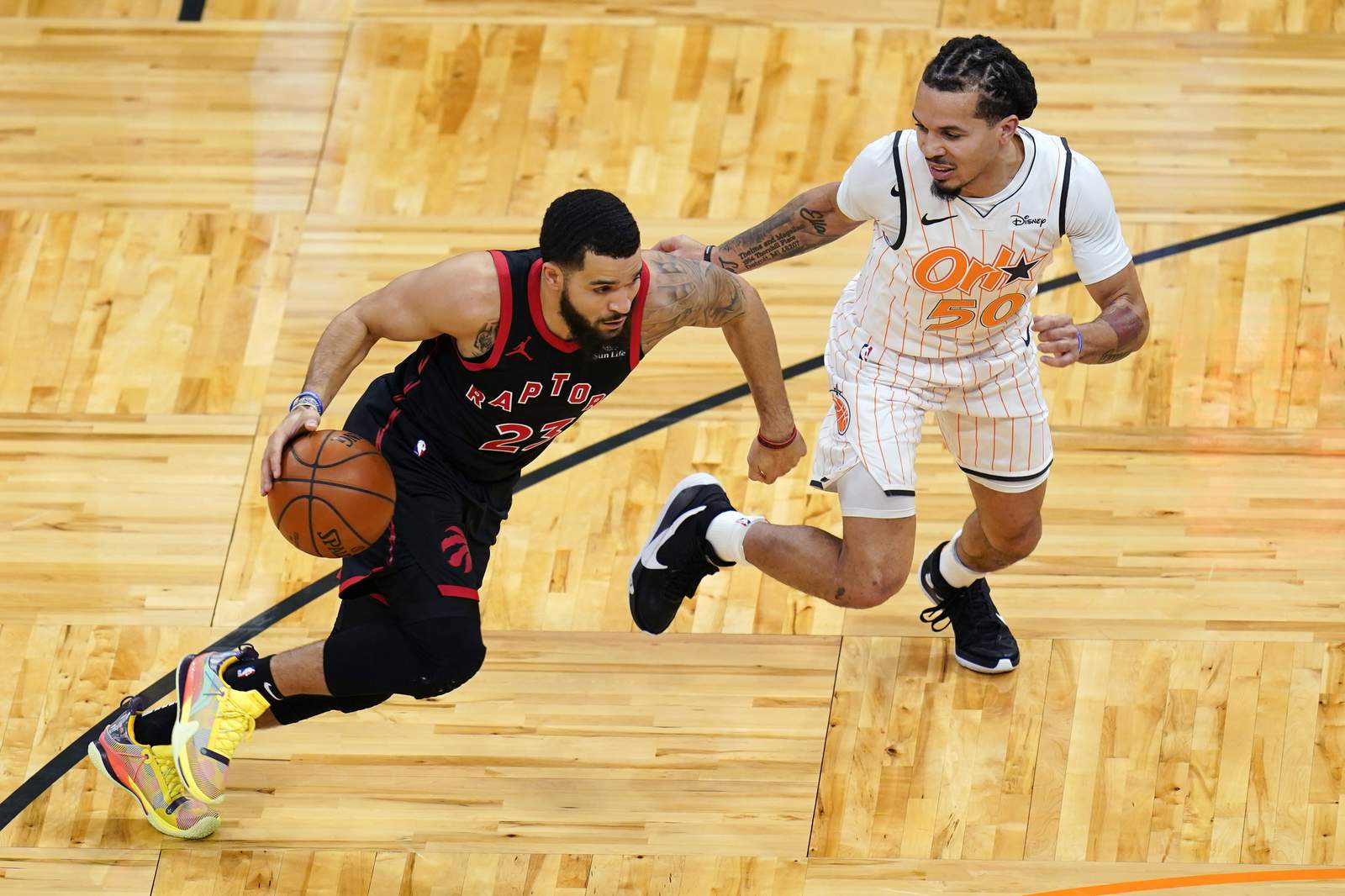 VanVleet sets Raptors mark with 54 in 123-108 win at Orlando