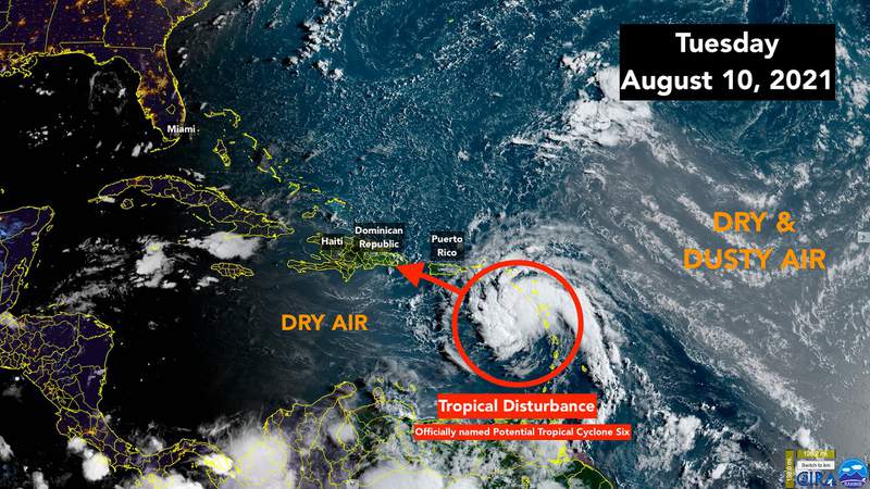 Caribbean disturbance on track to impact Florida late week