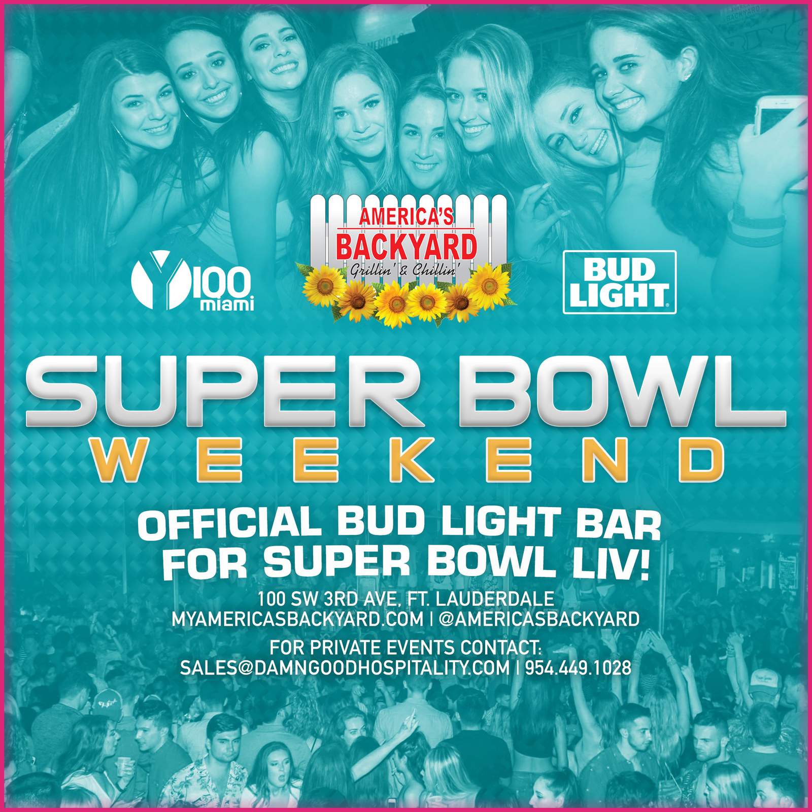 America’s Backyard is Official Bud Light Bar for Super Bowl LIV