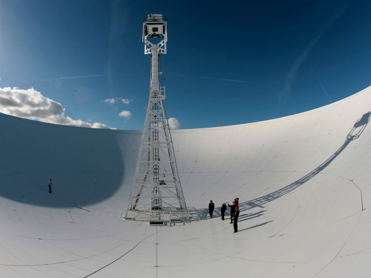 Image linked from the original feed: The future of the UK's renowned Lovell radio telescope is in question after a funding cut