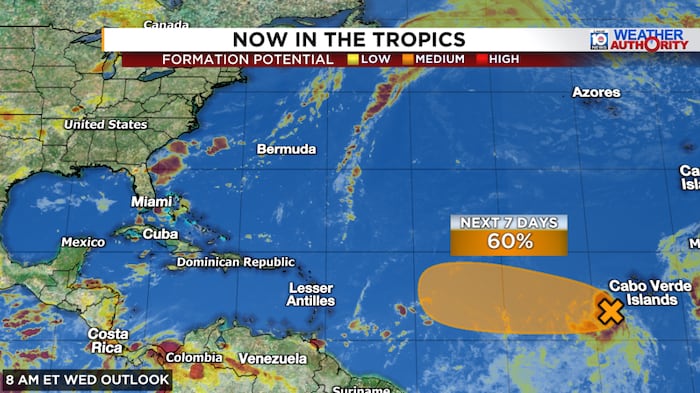 Models turn cold on development odds for invest 96L this week