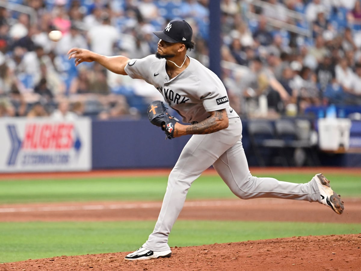 Image linked from the original feed: Pirates acquire former All-Star reliever Camilo Doval from the Yankees, AP source says