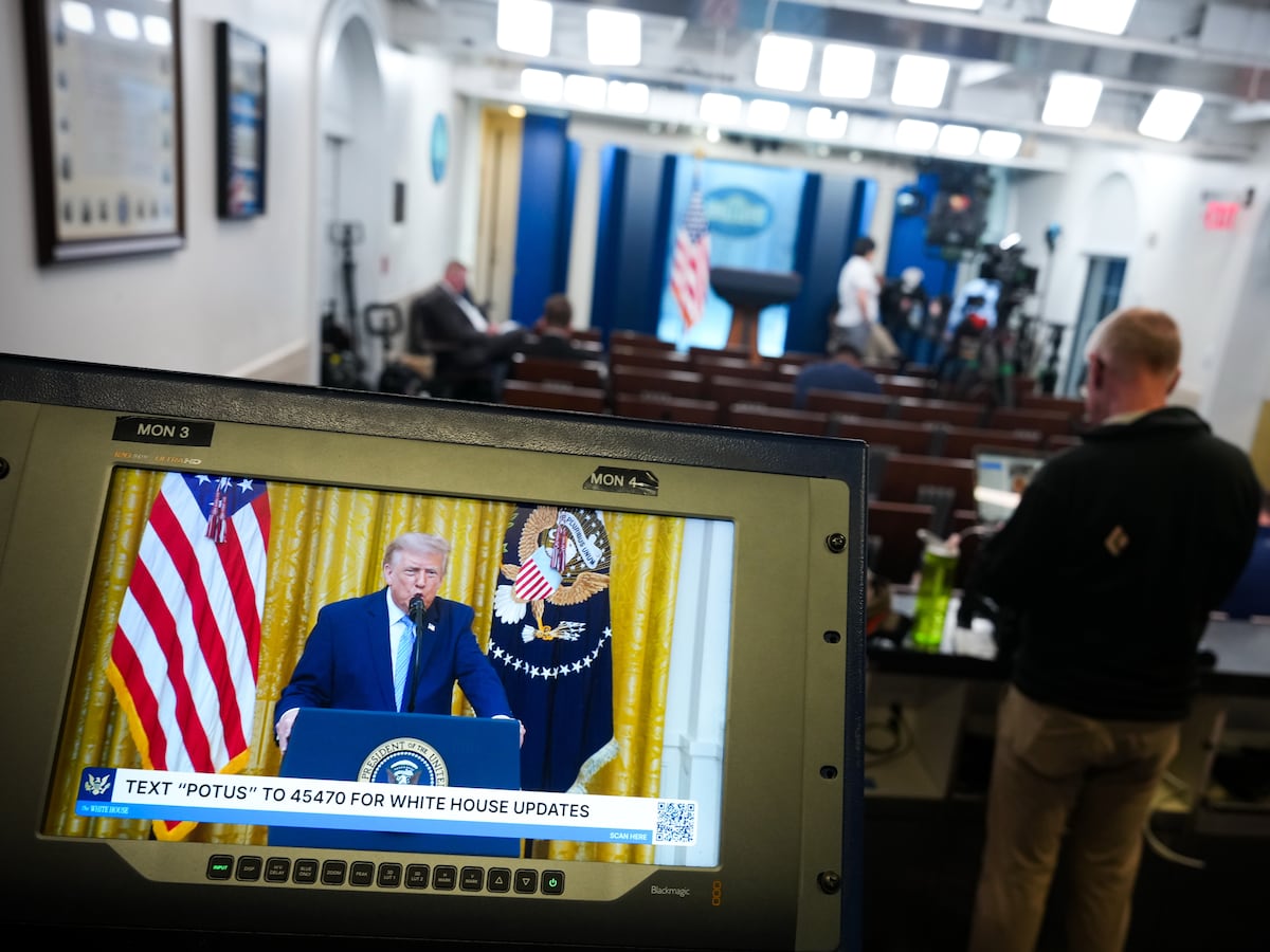 Image linked from the original feed: Journalists urge correspondents' association to stand up to Trump at rescheduled press dinner