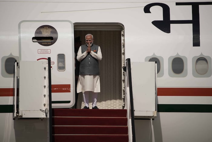 India's Modi is making his second official visit to Israel to meet with Netanyahu