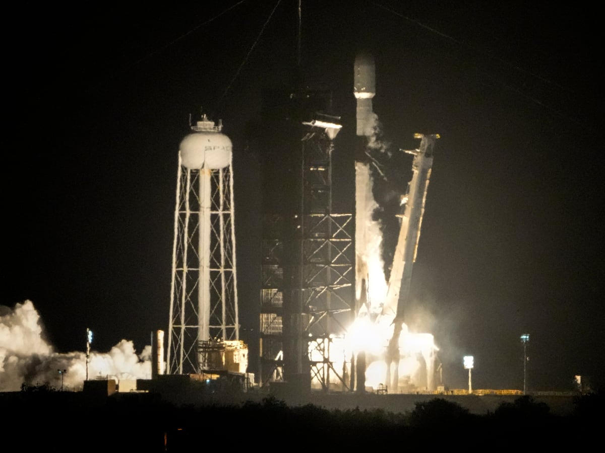 Image linked from the original feed: A discarded SpaceX rocket is on a high-speed collision course with the moon