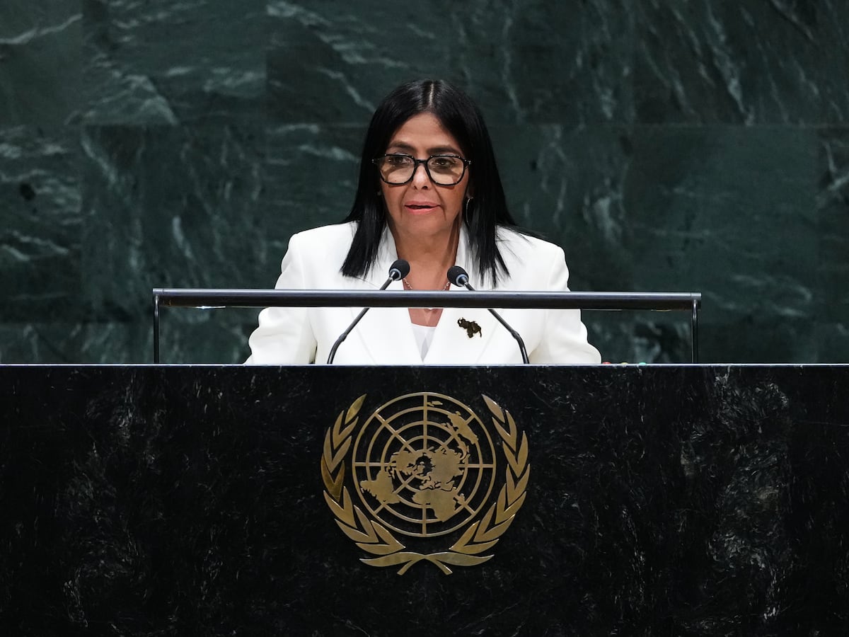 Venezuela's acting leader promises elections at 'right moment' during UN address