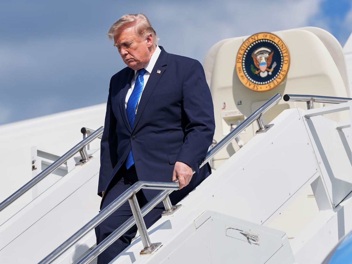 Image linked from the original feed: Trump says he will order halt to Iran strikes after parameters reached for deal to end war