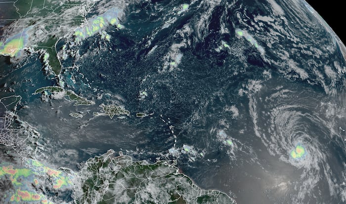 Invest 96L trying to form but unlikely to get very far