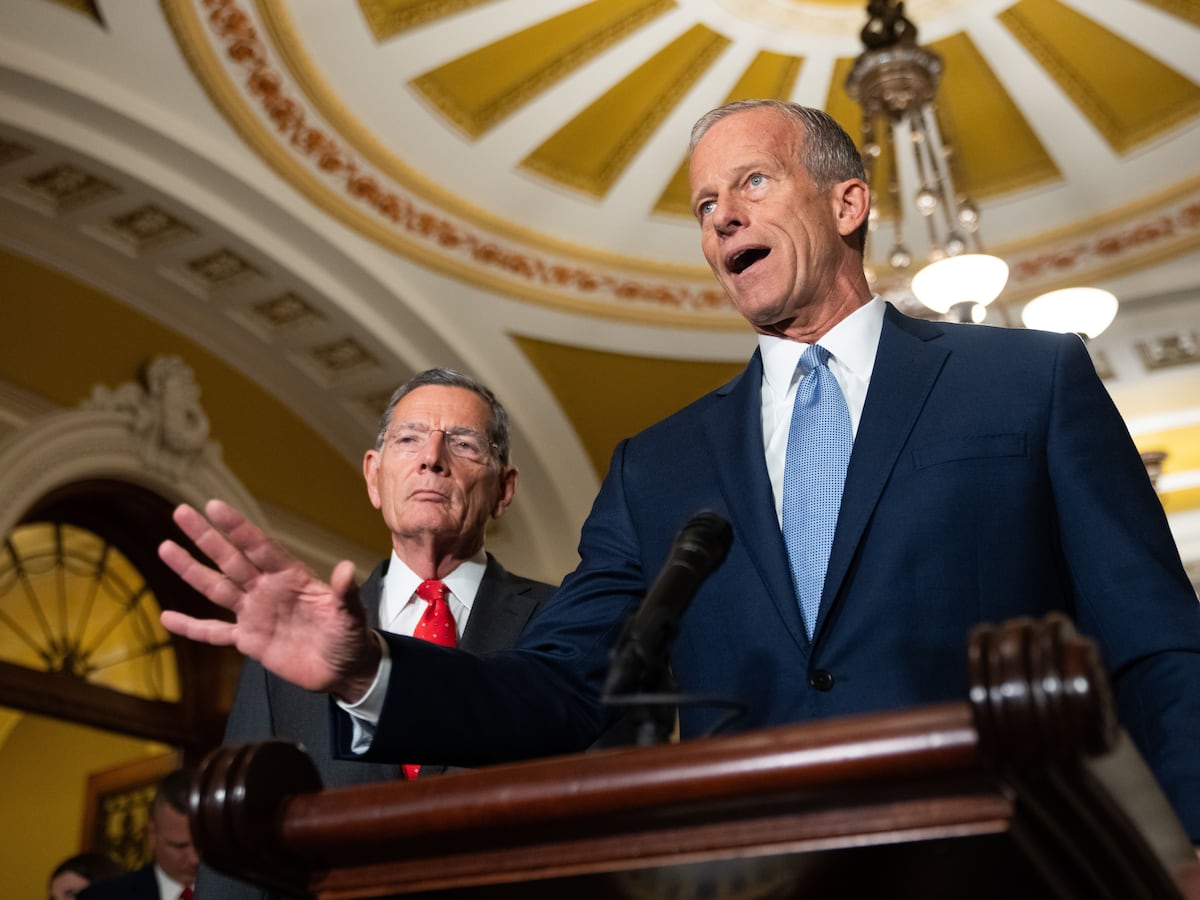 Image linked from the original feed: Trump demands Senate cancel August break until it passes voting bill