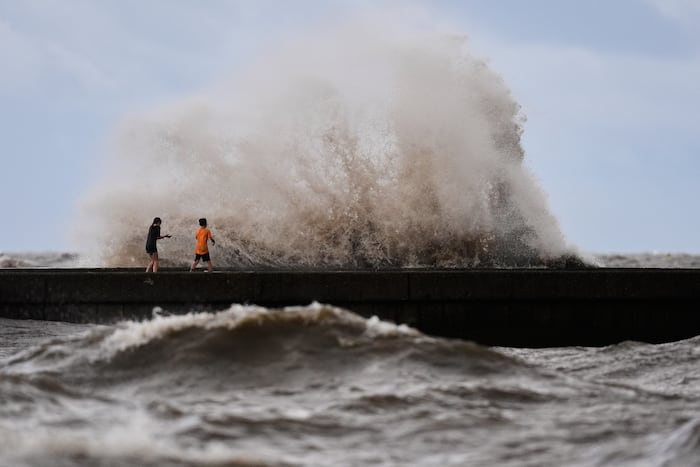 Tropical Storm Bertha moves toward Texas landfall after grazing Louisiana's coast