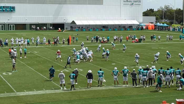 Dolphins’ 1st padded practice of 2026 training camp: Who stood out and who struggled?