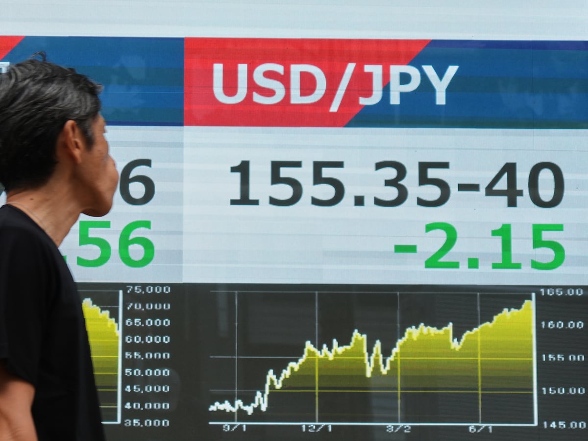 Image linked from the original feed: US dollar weakens sharply against the Japanese yen after market interventions