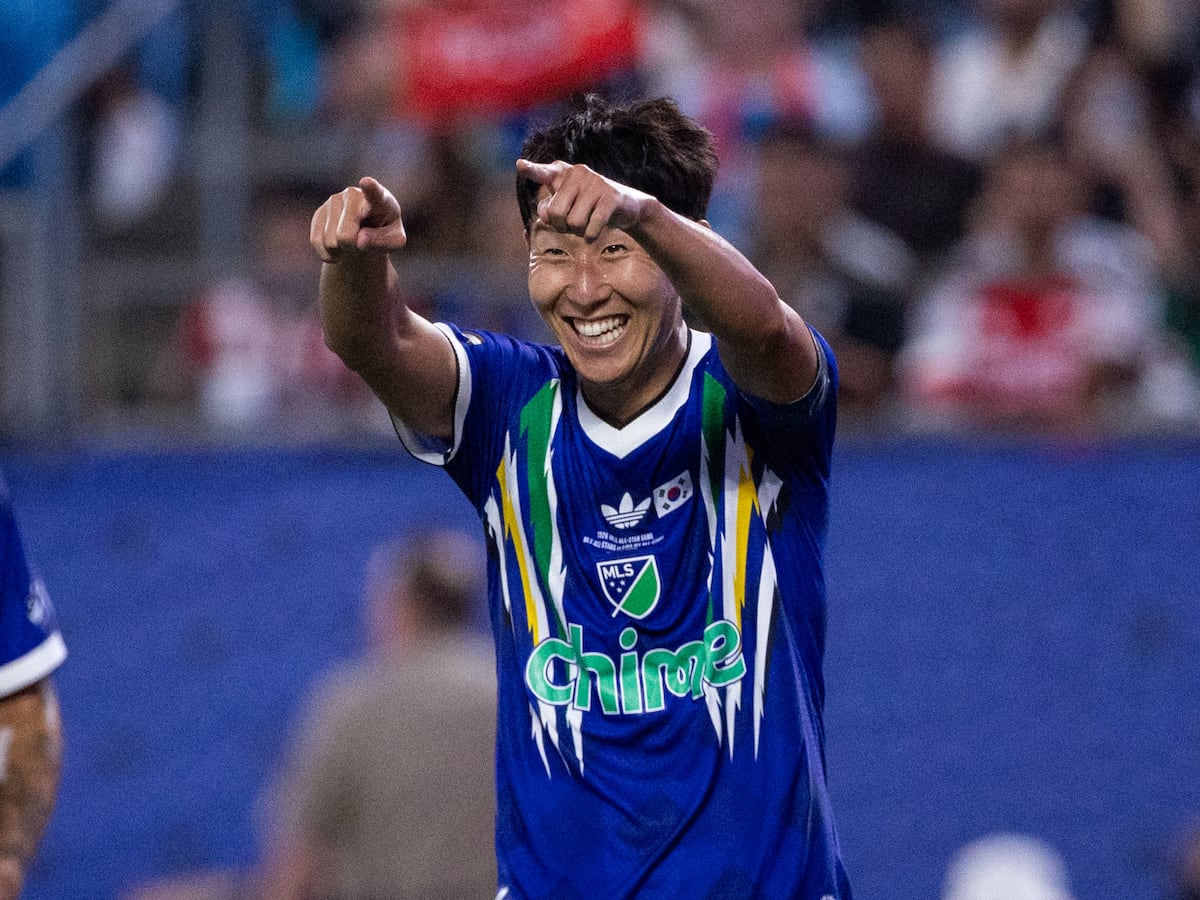 Image linked from the original feed: Son Heung-min scores 2 as MLS All-Stars post 4-3 win over LIGA MX All-Stars