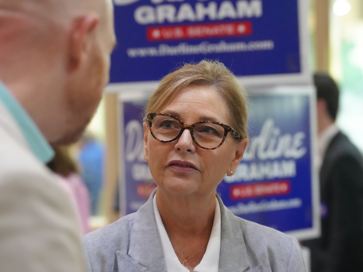 Image linked from the original feed: Darline Graham promotes Trump's agenda in her political debut ahead of special Senate primary