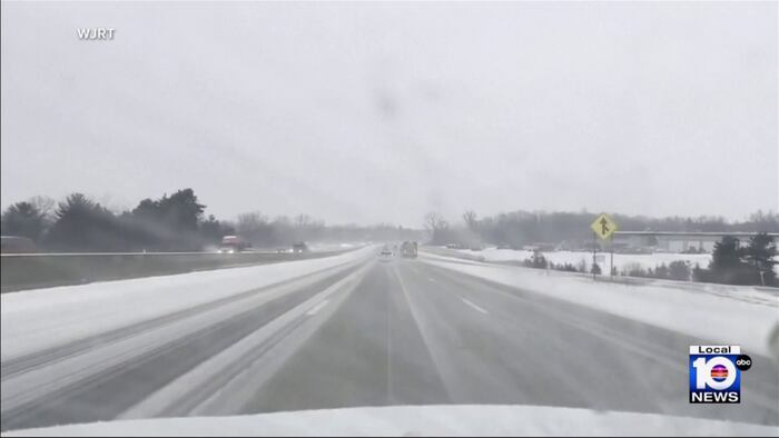 Winter storm disrupts holiday travel across US as millions hit the ...