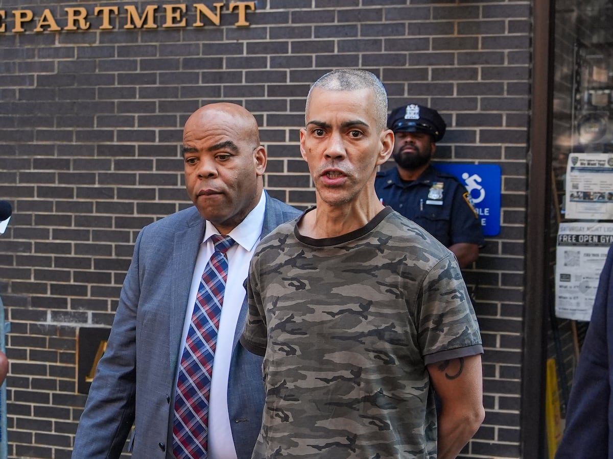 Image linked from the original feed: NYC stabbings suspect arrested on hate crime charge in 1 attack, but not a 2nd