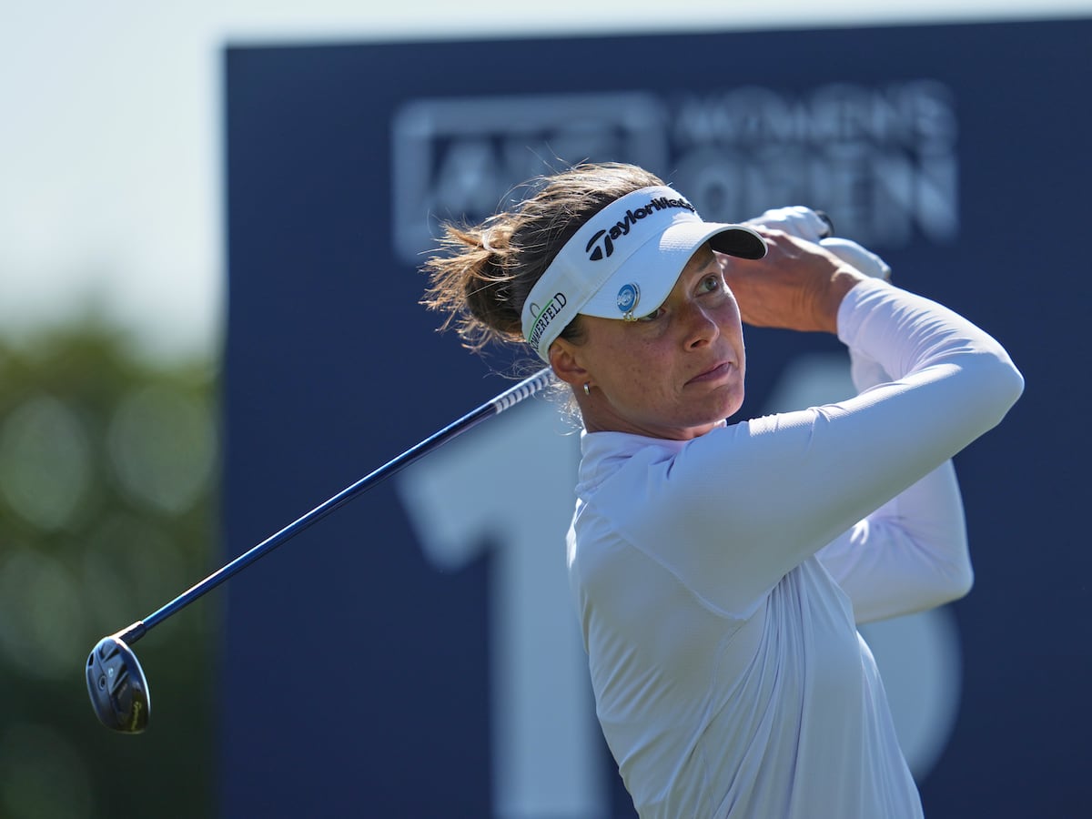 Image linked from the original feed: Esther Henseleit's 67 puts her in contention after 3 rounds at the British Women’s Open