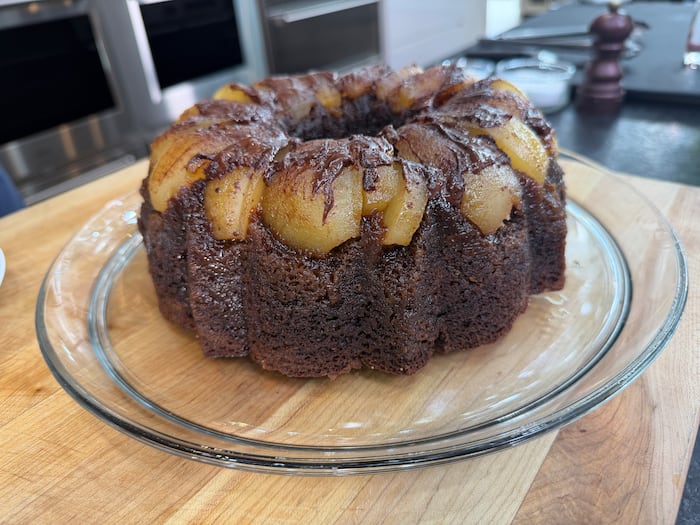 Mom's Pear Chocolate Cake