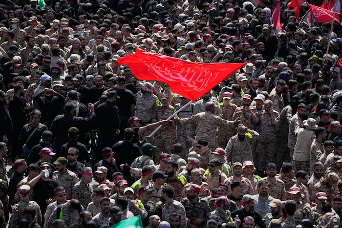 Crowds Gather at Funeral Procession in Tehran for Iran’s Supreme Leader Ayatollah Ali Khamenei Crowds Gather at Funeral Procession in Tehran for Iran’s Supreme Leader Ayatollah Ali Khamenei