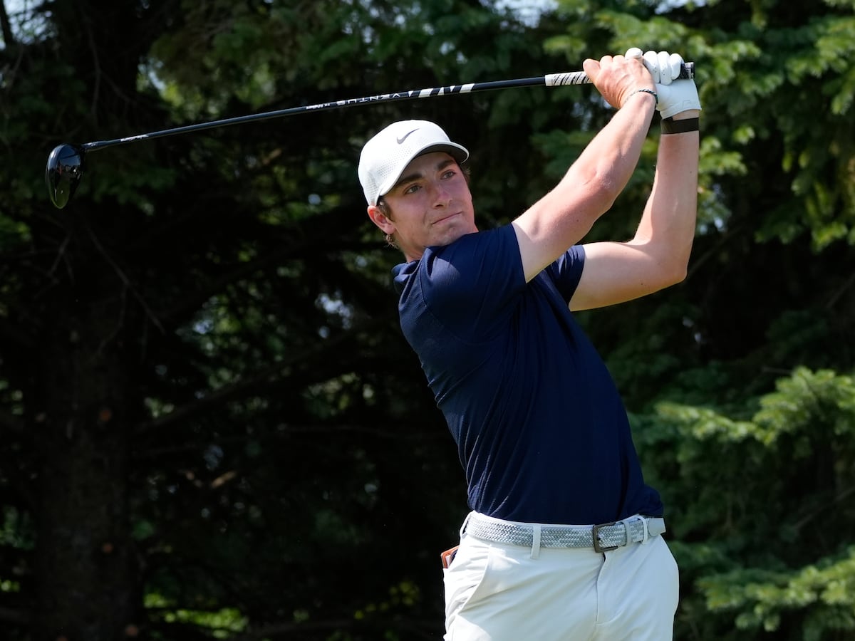 Image linked from the original feed: Beau Hossler has to win to reach postseason. He opens with 61 to lead Ben James at Wyndham