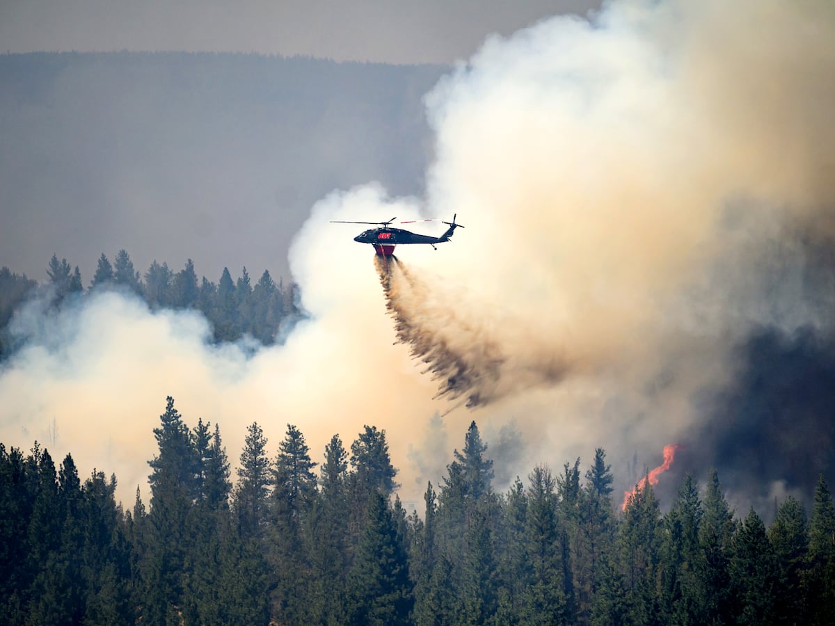 Image linked from the original feed: Oregon firefighters brace for windy and hot weather as they battle dozens of blazes