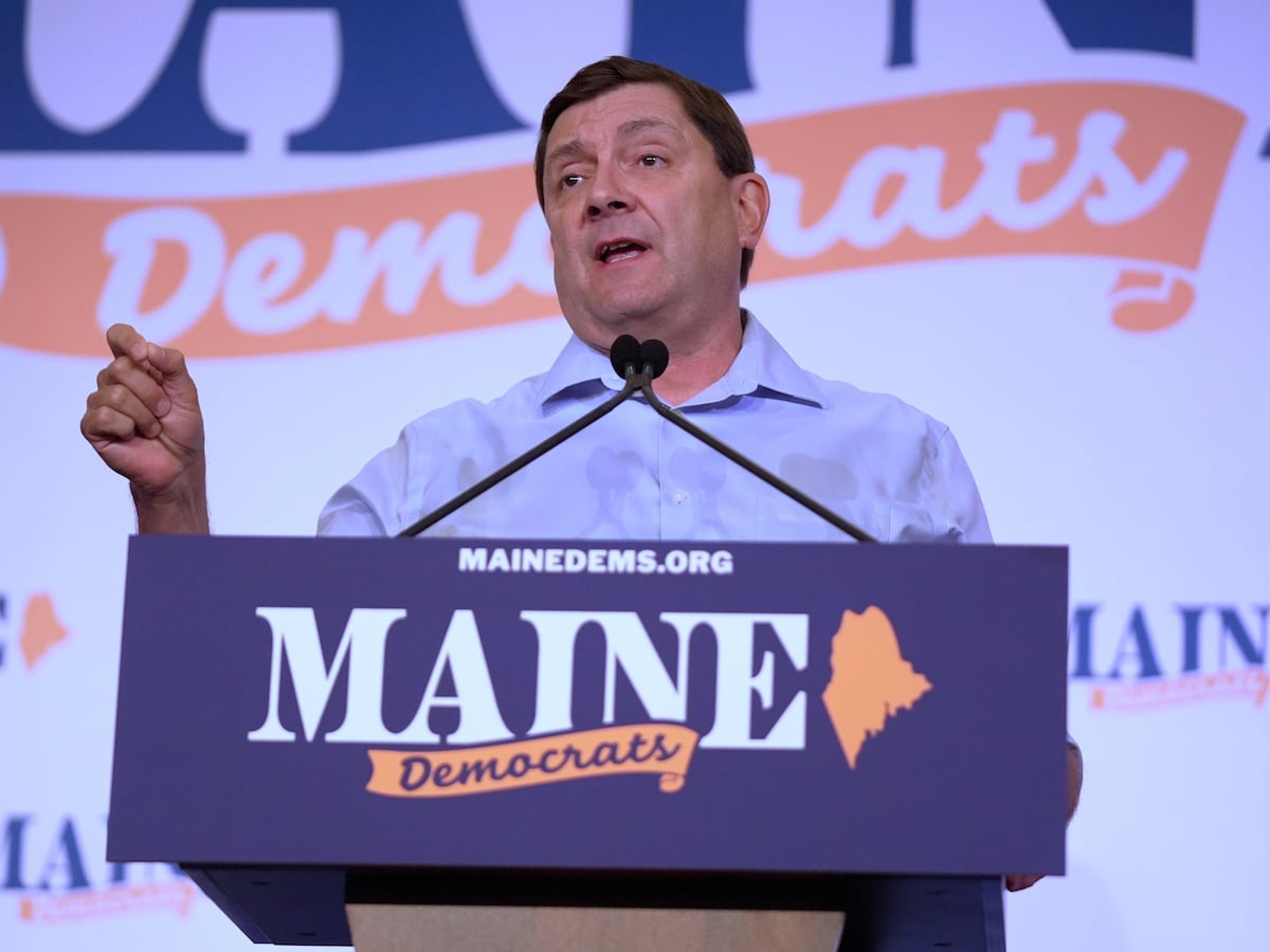 Image linked from the original feed: Kamala Harris endorses Democrat Troy Jackson, in Maine's US Senate race after last-minute nomination