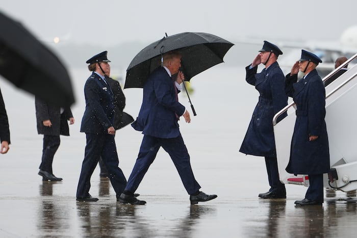 From peace talks to Pennsylvania: Trump visits Mack Truck facility