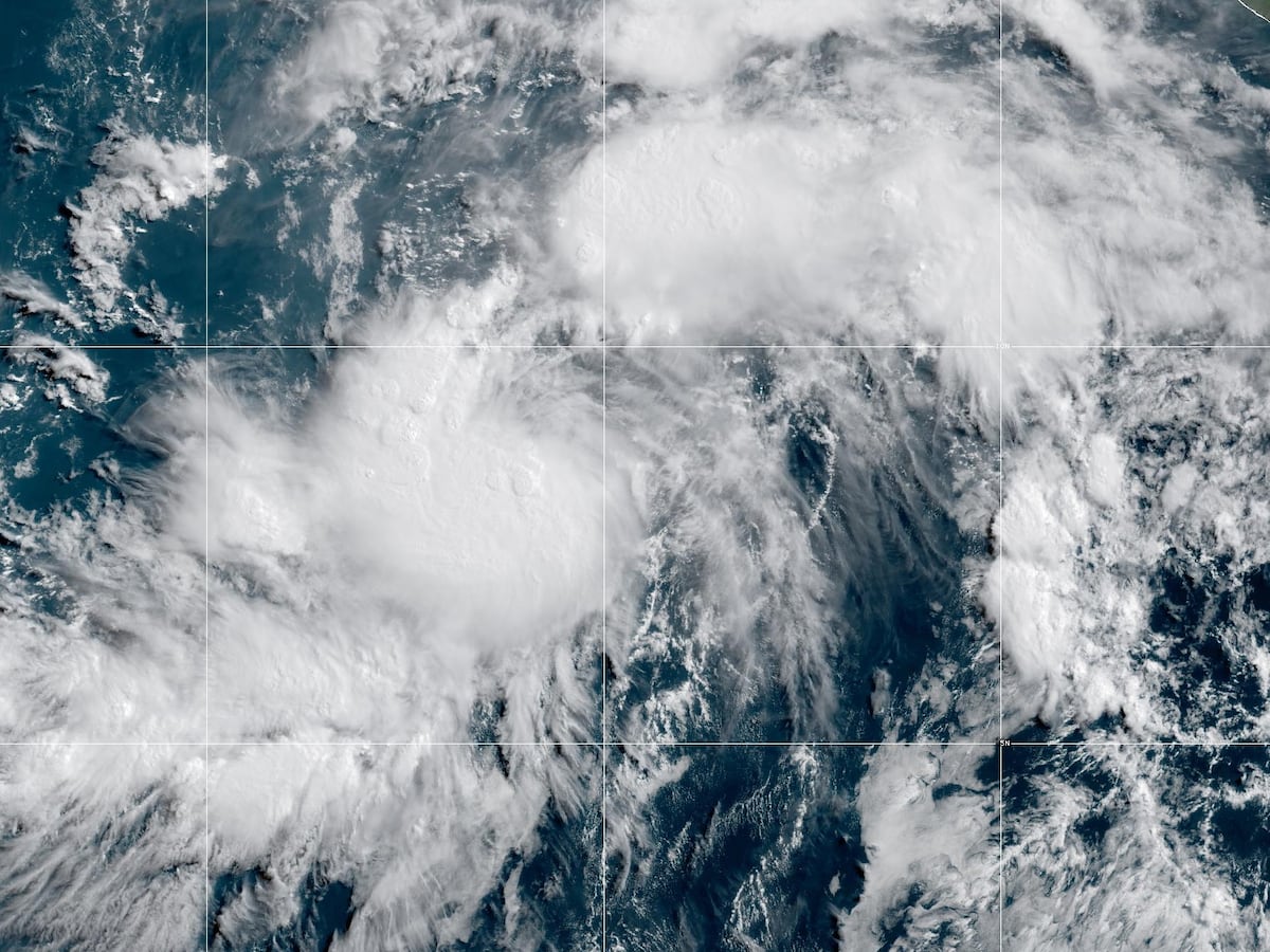 Image linked from the original feed: Hurricane Genevieve moves through the Pacific off Mexico, but no direct threat to land is forecast