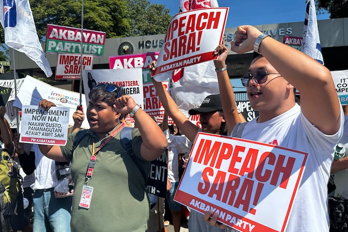 Philippine House votes to impeach Vice President Sara Duterte