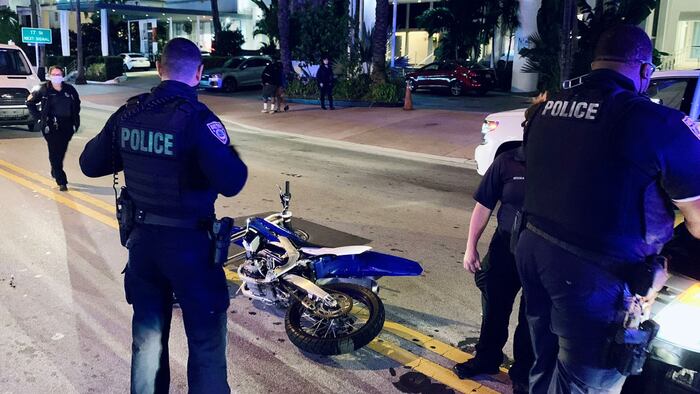 Armed dirt bike rider arrested in South Beach, police say