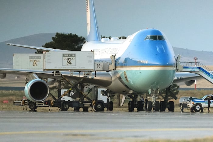 Report: Trump employed a complex scheme to exit Turkey after the summit due to concerns over Iran. Report: Trump employed a complex scheme to exit Turkey after the summit due to concerns over Iran.