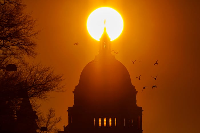 The Latest: Many Democrats are still down on the Democratic Party, AP-NORC poll finds